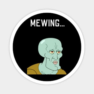 squidward mewing Magnet